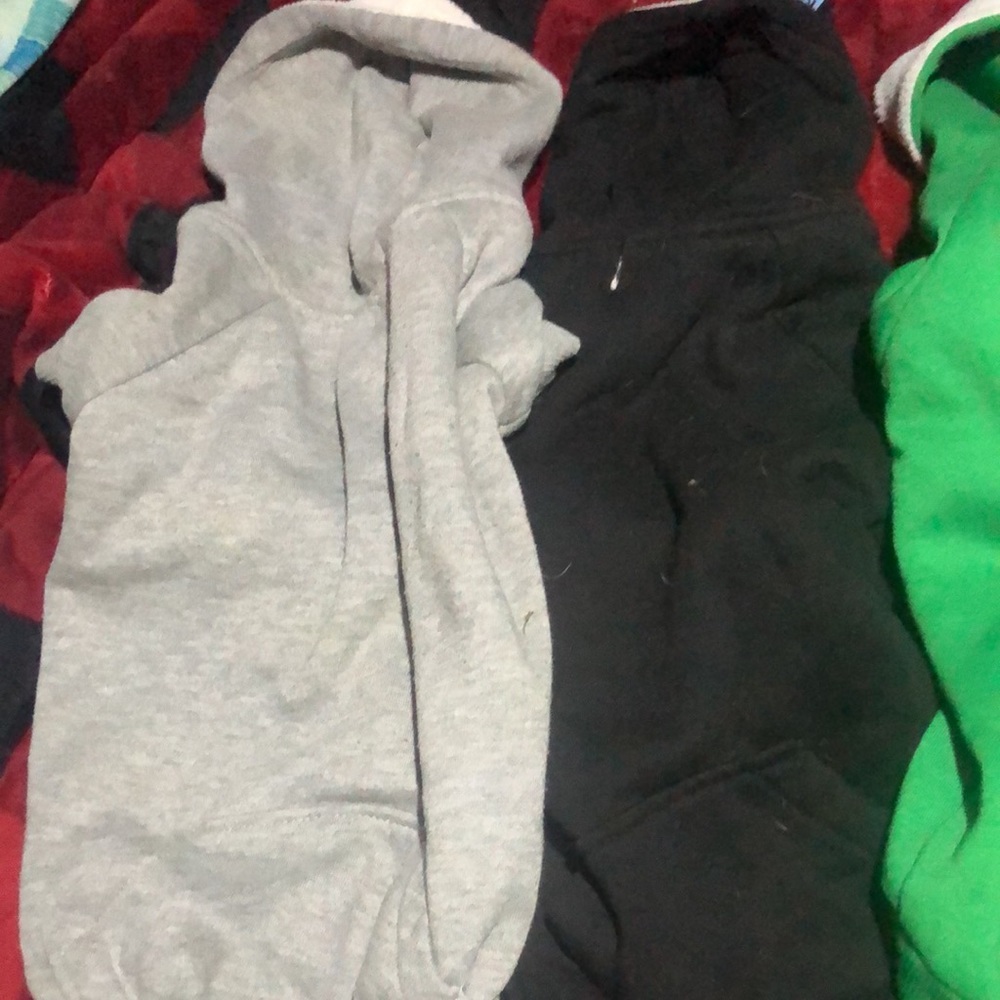 Gray Zack and Zoey fleece lined‎ hoodie